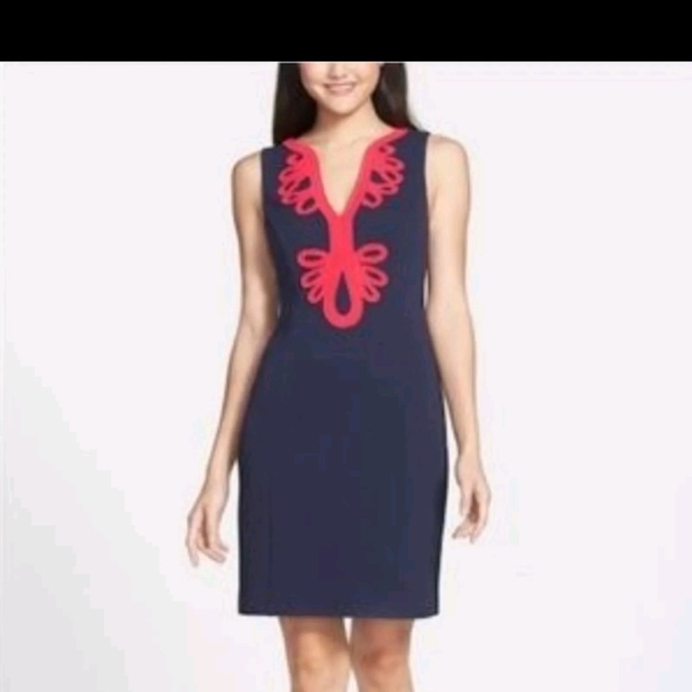 Lilly Pulitzer Janice Knit Stretch Shift Dress Size S